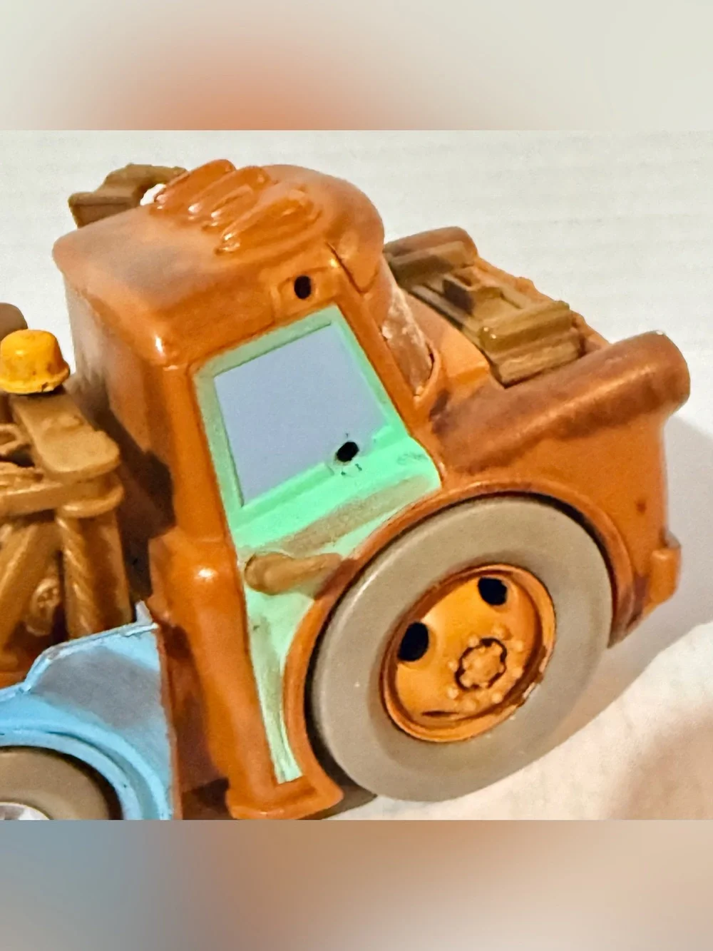Disney Pixar Cars Tow Mater Pull Back Truck Reverse ⭐️Pre-Used Fair⭐️